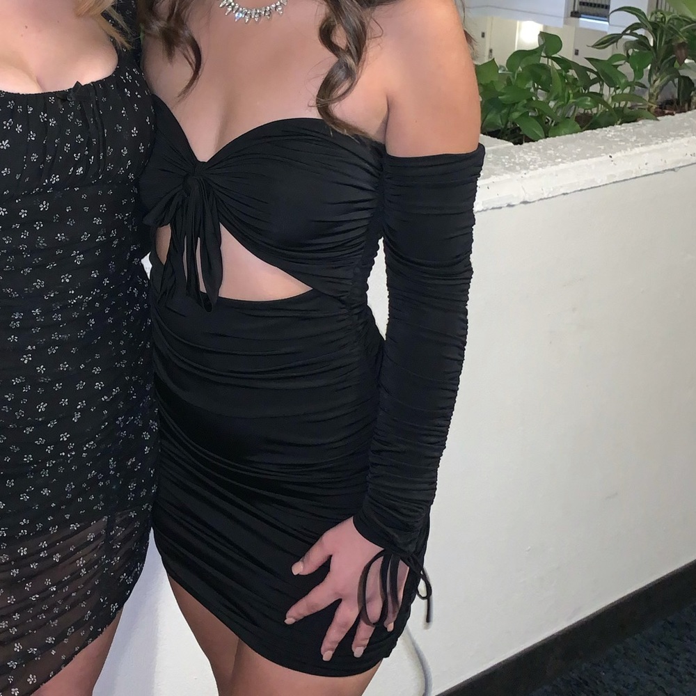 Tiger Mist Black Going Out Dress